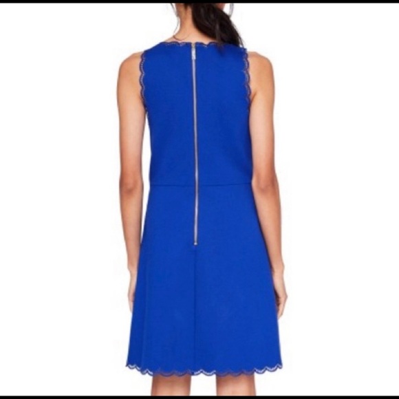Ted Baker Embroidered Scallop Hem Dress TB size 4 - Picture 2 of 6